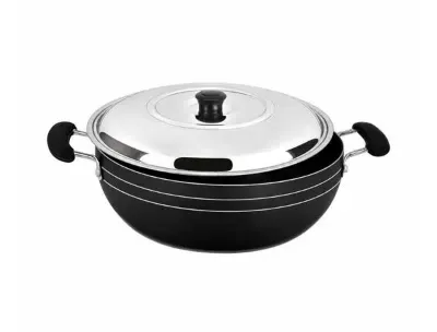 Wicks 2L Deep Kadai with Lid