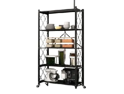 Multi-Functional 5-Tier Folding Storage Rack