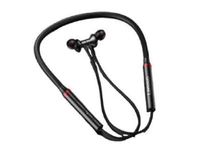 Lenovo Sports Neckband Bluetooth Headset - Jet Black