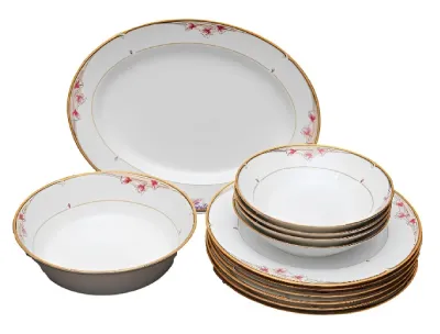 Noritake Gold Mark Dinner Set - 12 Pcs