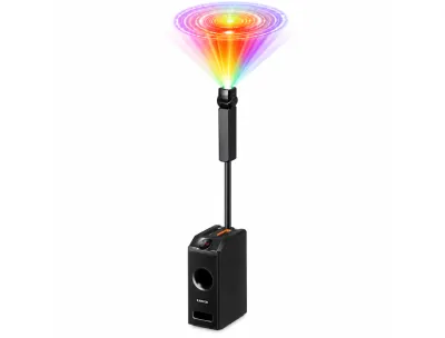 Kanvox 8-Inch Party Speaker with Wireless Microphones