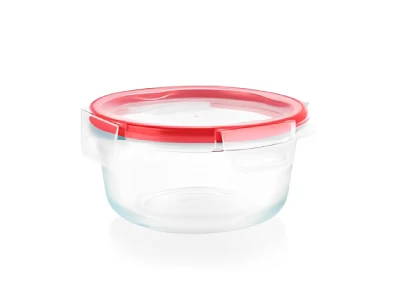 Pyrex FreshLock 4 Cup Round Glass Food Storage Container