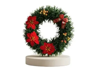 Vibrant Garland for Christmas Decor – 1 Pcs