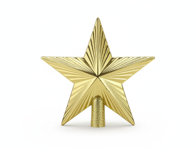 Gold Christmas Tree Top Star