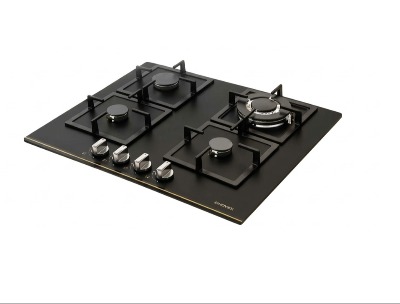 Innovex 58cm 4-Burner Built-In Gas Hob with Tempered Glass