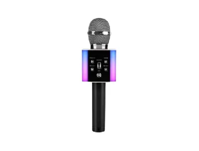 Wireless Bluetooth Karaoke Microphone and Speaker - Black