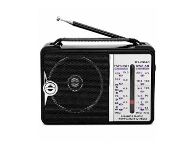5 Bands World Radio RX-606AC – AM/FM/TV/SW1/SW2 Portable Radio