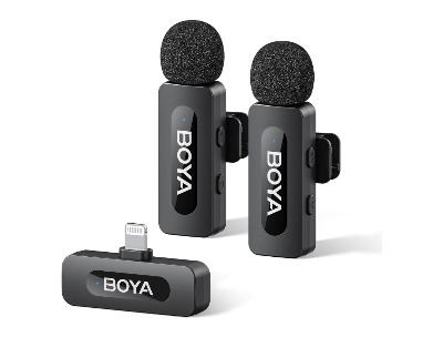 Boya By V2 Wireless Microphone 6m - Black