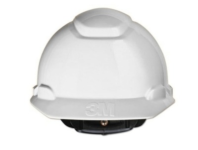 3M Safety Helmet With Rachet H-701R  - White