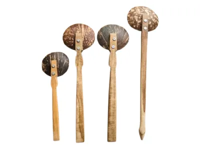 Coconut Shell Cookery Spoon Set - Aesthetic Ancient Generation Product