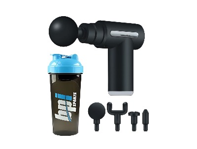 Body Massager Gun + BPI Hydration Water Bottle