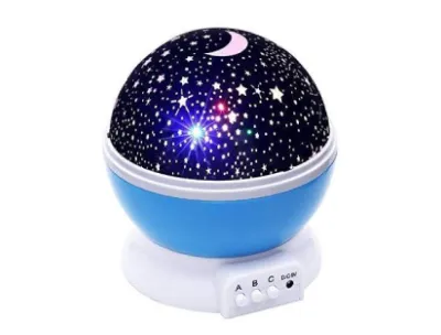Star Master 360° Rotating Galaxy Night Light Projector
