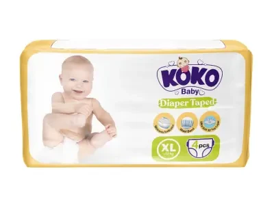 KOKO Tape Baby Diaper - XL (4Pcs)