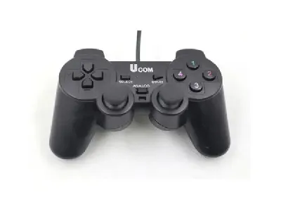 Ucom USB DualShock Game pad for PC - Black