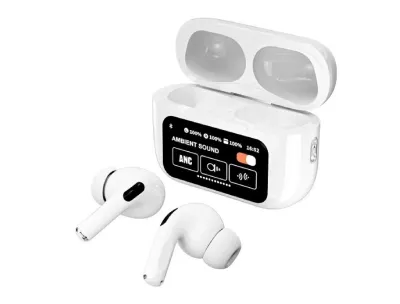 A9 Pro ANC Earbuds Bluetooth Airpods with Touch Screen