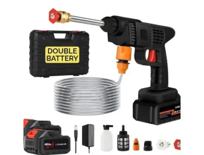 Cordless Powerful Pressure Washer with 2 Rechargeable Batteries
