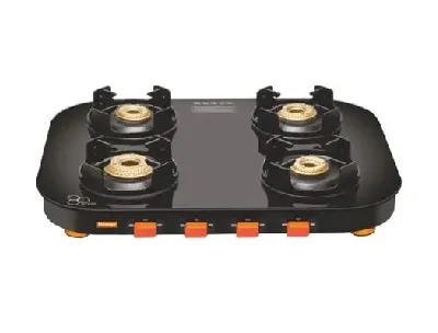 Orange Ace 401 4 Burner Glass Top Gas Cooker