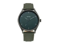 Titan Workwear Green Dial Analog Leather Strap Men's Watch