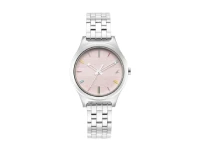 Fastrack Stunners Quartz Analog Pink Dial Metal Strap Women's Watch