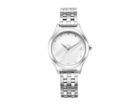 Fastrack Stunners White Dial Metal Strap Women's Watch