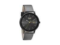 Sonata Quartz Analog with Date Leather Strap Men's Watch