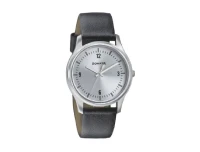 Sonata Quartz Analog Silver Dial Leather Strap Men's Watch