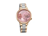 Sonata Unveil Quartz Analog Pink Dial Metal Strap Women's Watch