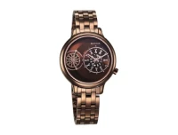 Sonata Unveil Quartz Analog Brown Dial Metal Strap Women's Watch