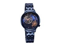 Sonata Unveil Quartz Analog Blue Dial Metal Strap Women's Watch