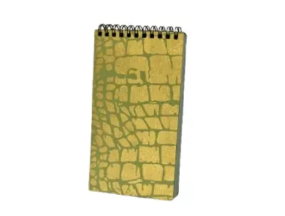 Tall notebook - Crocodile