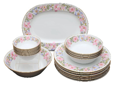 Noritake Gold Mark Dinner Set - 18 Pcs