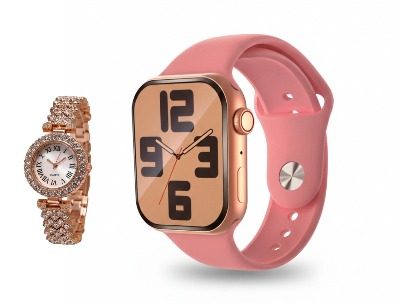 Crown Q800 Ladies Smart Watch with Classic Watch