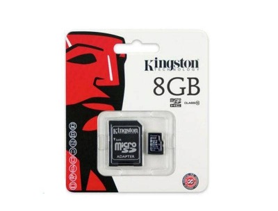 kingston High Seed Memory Card / SD Card - 8Gb