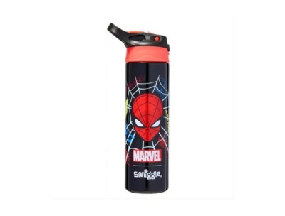 Smiggle BPA Free Water Bottle- Spider Man - 650ml