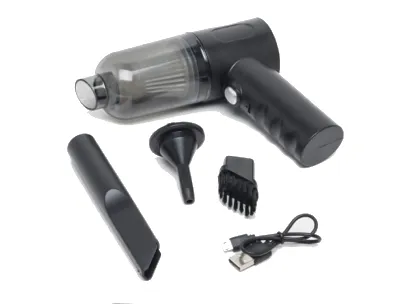Cordless USB 3 in 1 Car Vacuum Cleaner with Portable Charging Function