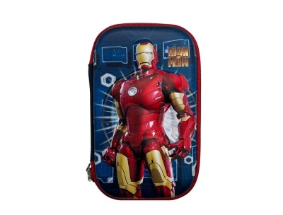 3D Kids Pencil Case - Medium - Iron Man