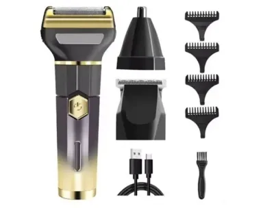 Geemy 3-in-1 Rechargeable Shaver and Trimmer Set