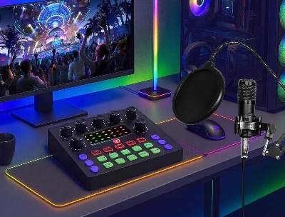 Podcast Mic Bundle BM-800 with V8s Sound Card