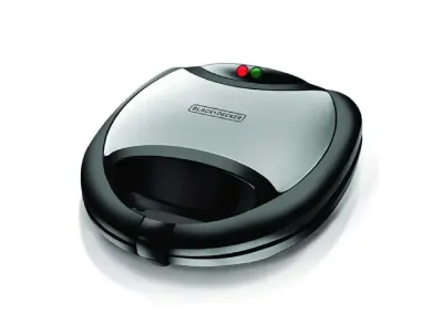 Black+Decker 750W 3 in 1 Sandwich Grill and Waffle Maker