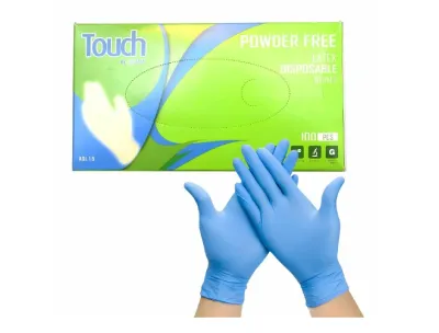 Touch Disposable Powder Free Polymer Gloves - 50 pcs