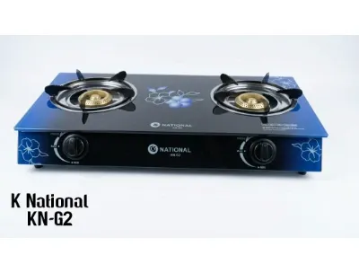 National Glass Top Double Burner
