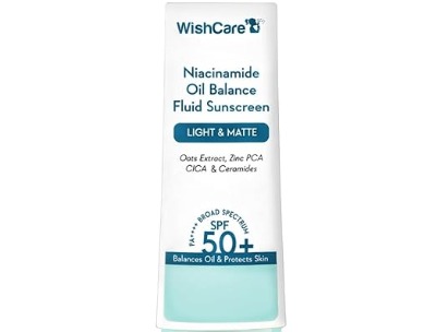 WishCare 50ml Niacinamide Oil Balance Fluid Sunscreen SPF 50