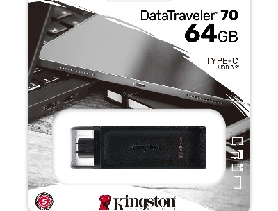 Kingstone DataTraveler 70 USB Flash Drive DT70 - 64GB