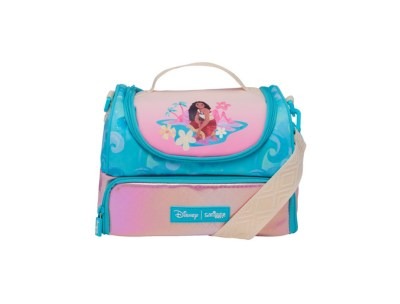Smiggle Double Decker Lunch Bag Moana Design - Pink