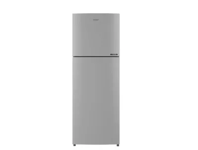 Haier 240L No Frost Double Door Inverter Refrigerator - Metallic Silver
