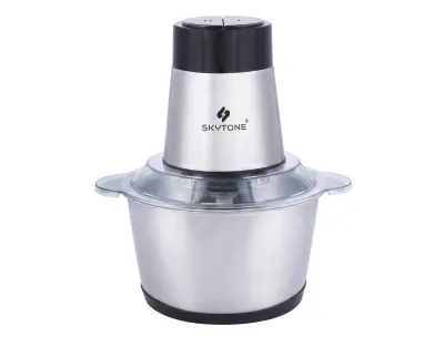 Stainless Steel Electric Food Processor & Meat Mincer (2-Speed) - 2L