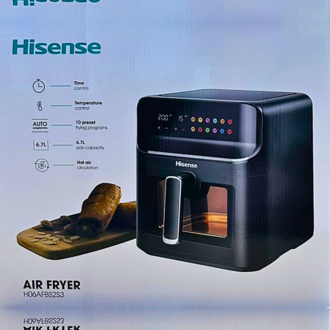 Hisense 6.7L Air Fryer with Colorful Display | 10 Preset Cooking Menu: Best Hisense Kitchen Appliances for Sale | Best Price in Sri Lanka 2026 3 Hisense 6.7L Air Fryer with Colorful Display | 10 Preset Cooking Menu: Best Hisense Kitchen Appliances for Sale | Best Price in Sri Lanka 2026 3