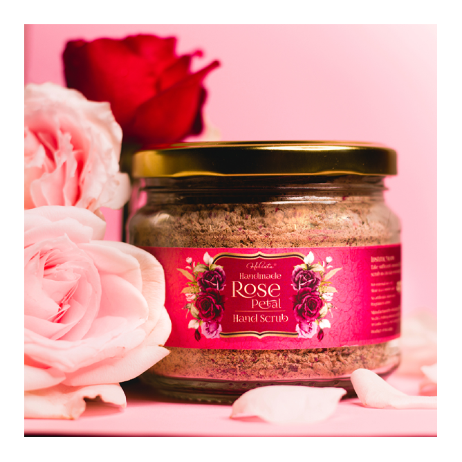 Helinta Rose Petals Hand Scrub 150g Best Helinta Health & Beauty for