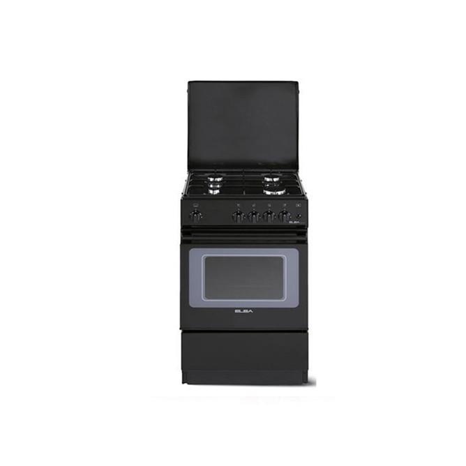 ELBA 3 Gas Burner +1 Electric Cooker With Electric Oven - 60cm Black ...